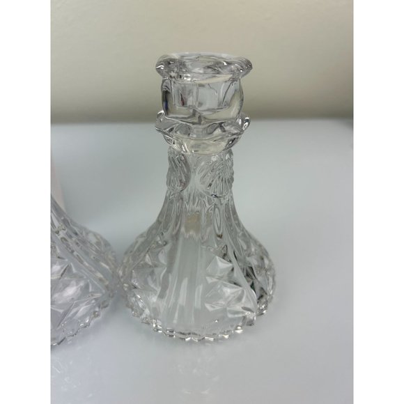 Vintage Anna Hutte Bleikristall Dorsette Crystal Pair of Candlesticks, Germany - Picture 8 of 15